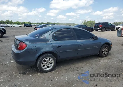2001 Dodge Neon Se z USA, uszkodzony, nr VIN 1B3AS46C71D109140